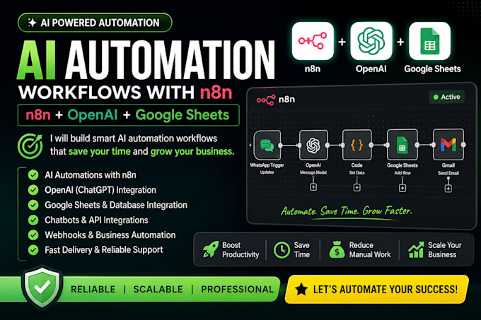 build ai automation workflows with n8n and openai