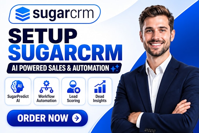 setup sugarcrm sugarpredict ai workflow automation lead scoring deal insights