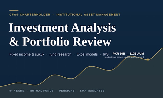 do investment analysis and portfolio review