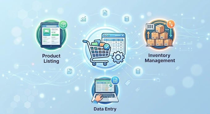 do ecommerce product listing and inventory management