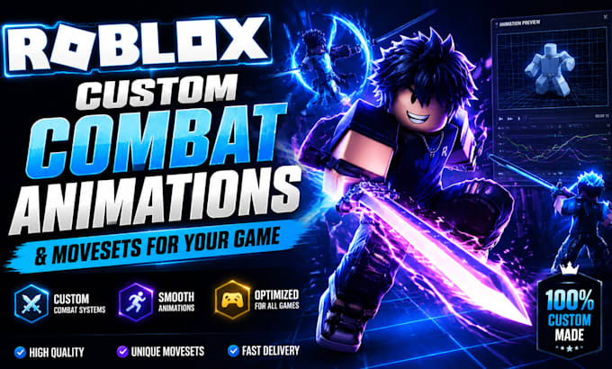engineer high fidelity roblox game animations and custom combat systems