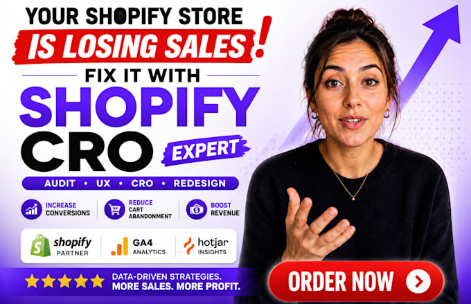 conversion rate optimization of shopify store design and do shopify cro audit