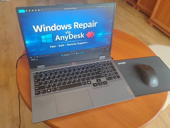 fix your windows PC remotely via anydesk
