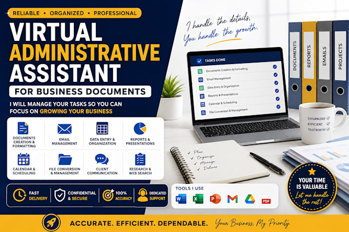 be your administrative assistant for business documents