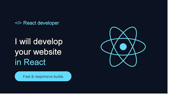 develop web application in react