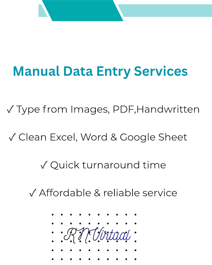 do fast and accurate data entry, typing and excel work