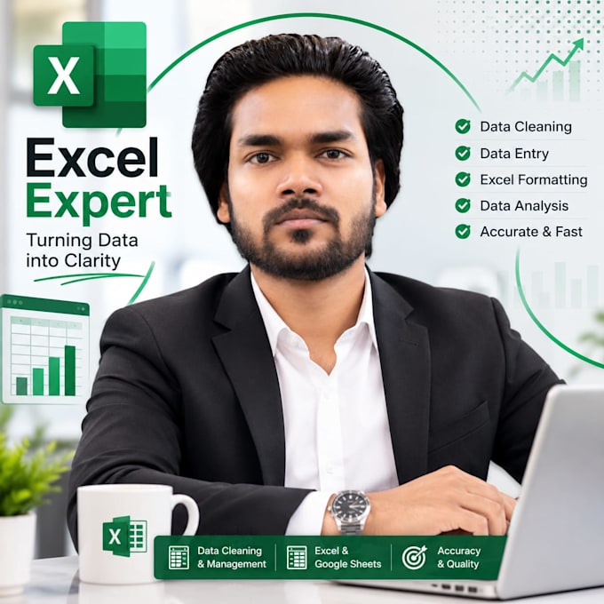 clean, format, merge, split excel data