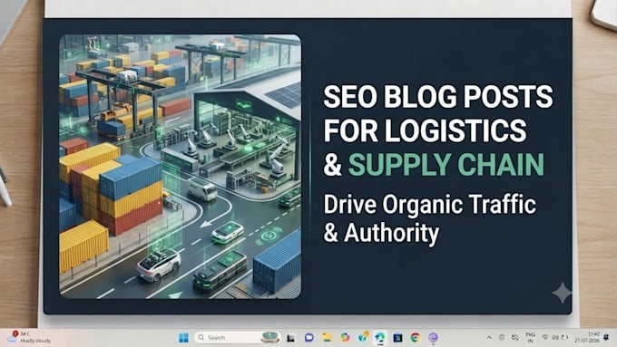 write seo blog posts on logistics and supply chain