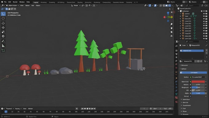 design custom roblox game assets and 3d weapons