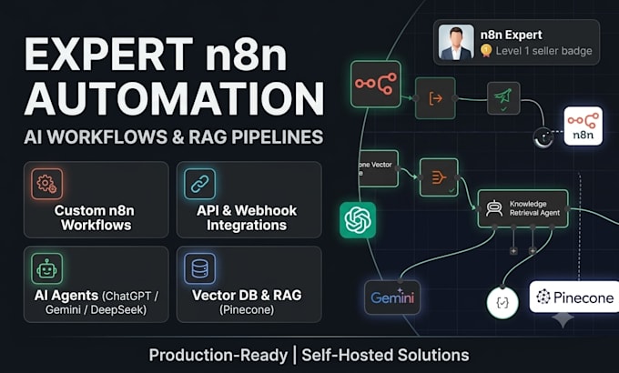 build custom n8n workflows and ai automation