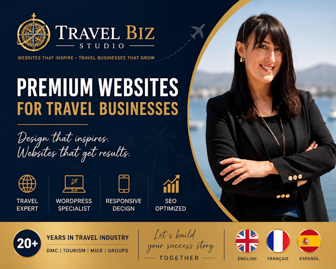 a professional travel and tourism website