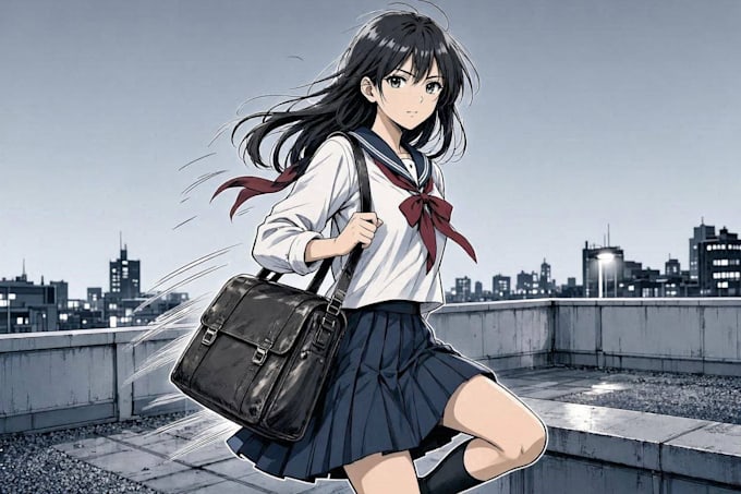 do comic illustrations for your anime and manga book pages