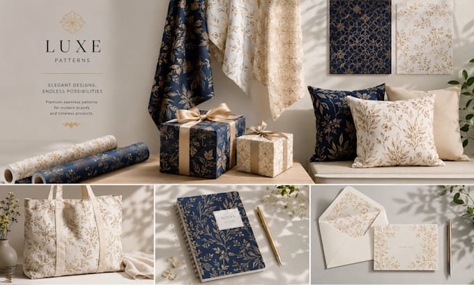 design unique seamless patterns for fabric and textiles