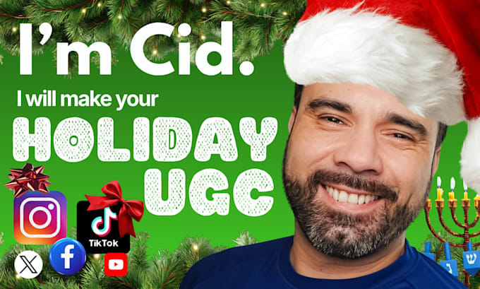 create christmas and holiday ugc for tiktok and instagram