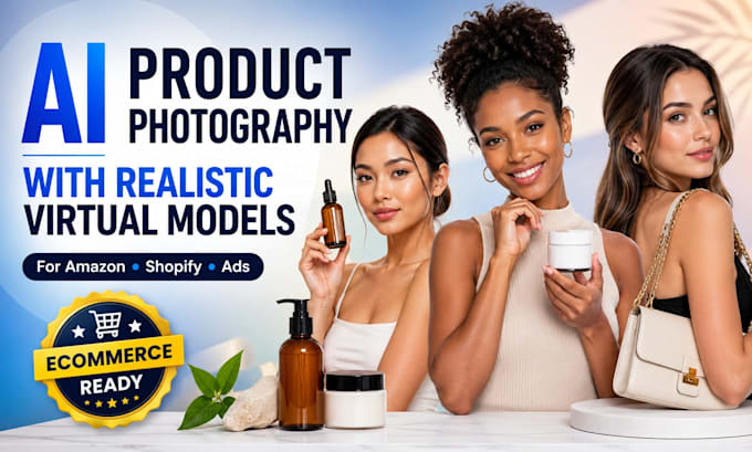 create ai product photography with realistic virtual models