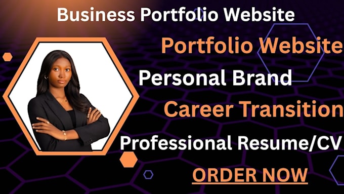 write a professional resume, cv, and build a portfolio website