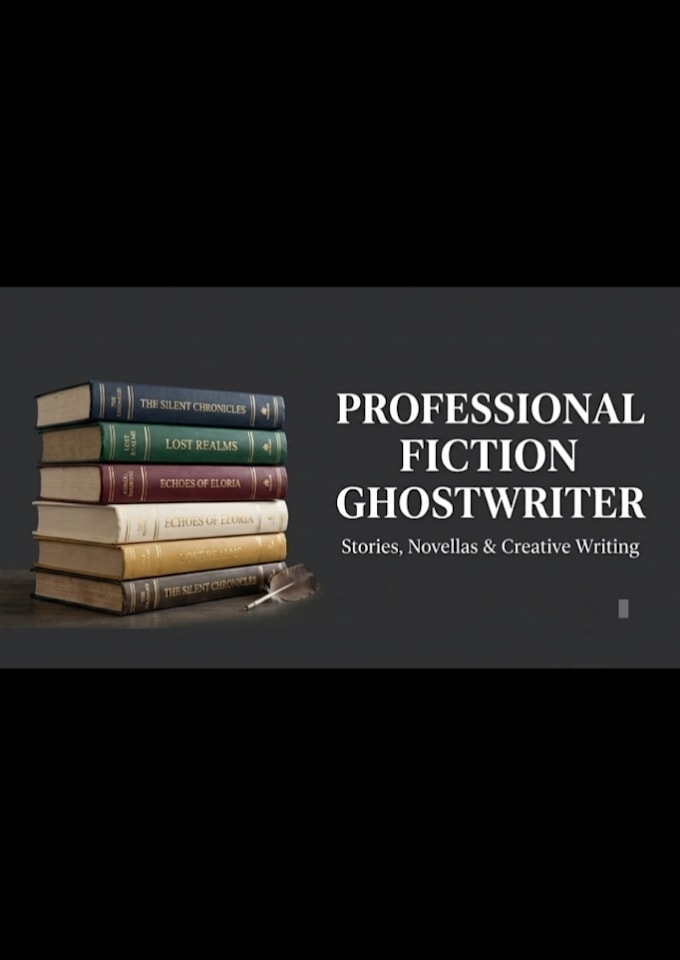 do professional fiction writing and book ghostwriting