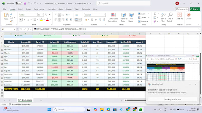 do financial reporting data analysis excel and audit work