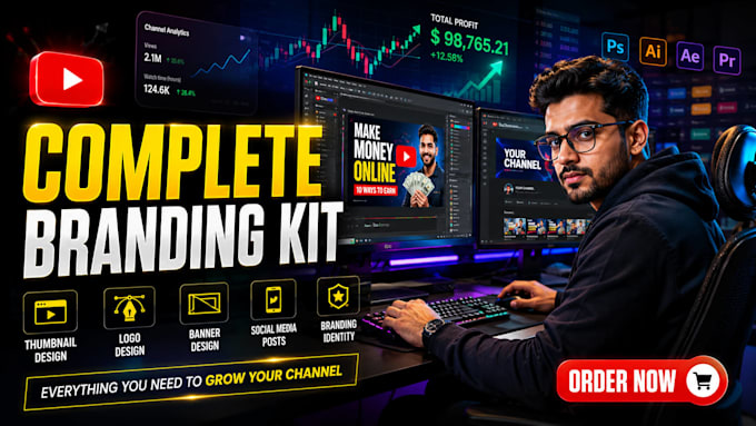 a complete branding kit for your faceless youtube channel