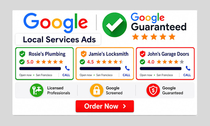 setup lsa google guaranteed local service ads
