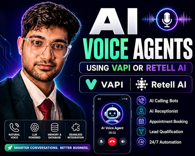 build ai voice agents using vapi or retell ai