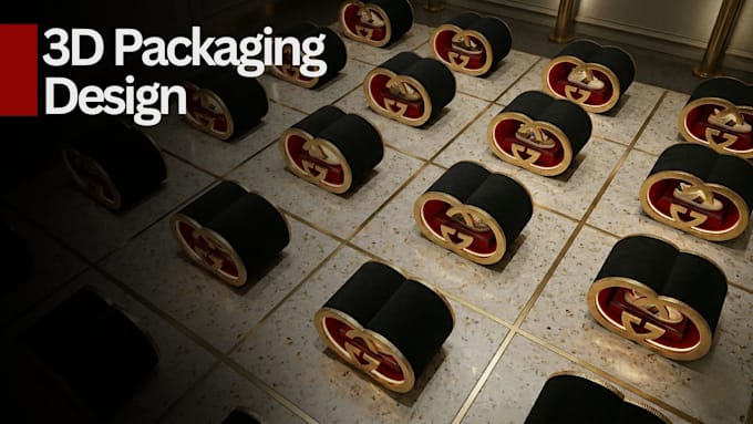 create luxury packaging design and 3d renders