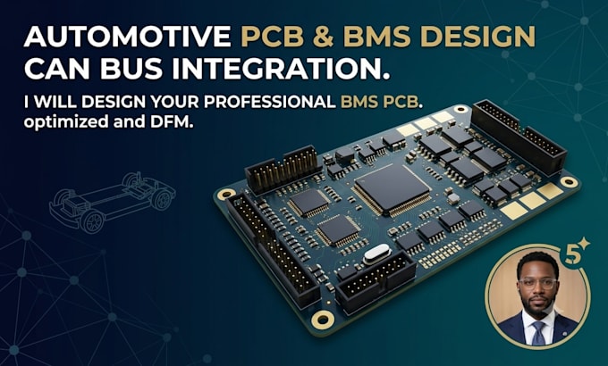 design automotive pcb, can bus pcb, bms pcb, pcb layout, gerber files for pcbway