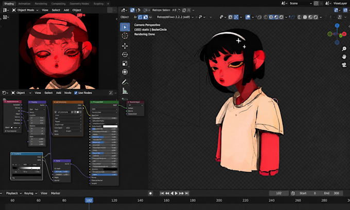create game ready rigged textured 3d characters for unreal engine and unity