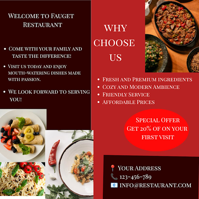 design a professional canva brochure, flyer, or leaflet
