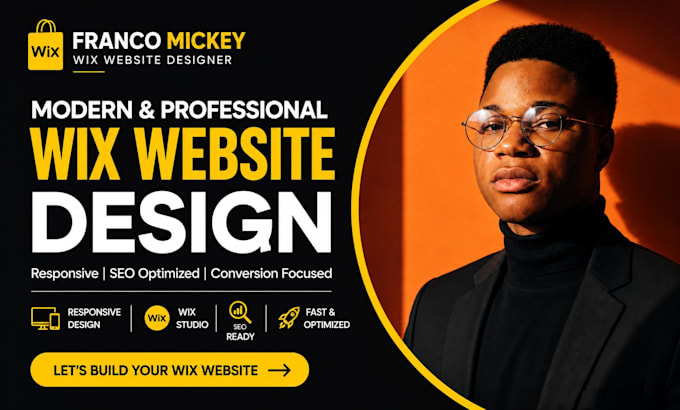 design modern wix website redesign wix on page SEO sqaurespace website design