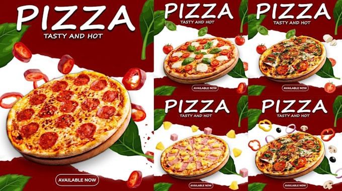 design social media posters and product banners ads
