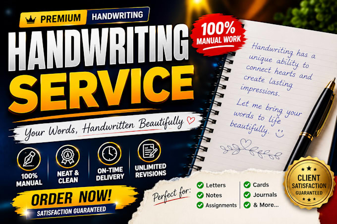 write beautiful handwritten document