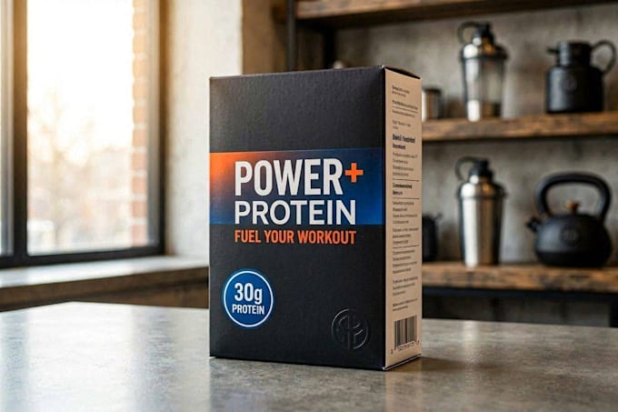 design creative packaging with 3d mockup and dieline