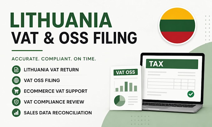 file lithuania vat oss, lithuania vat return, lithuania ecommerce vat