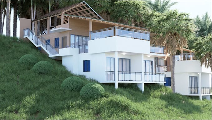 do architectural bim modeling and 3d rendering