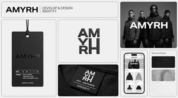 develop logo and brand identity for fashion brand
