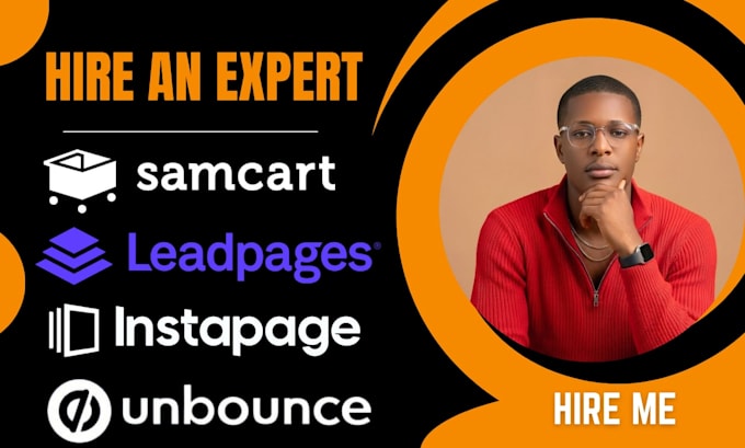 create landing page sales funnel using samcart, leadpages, instapage, convertri
