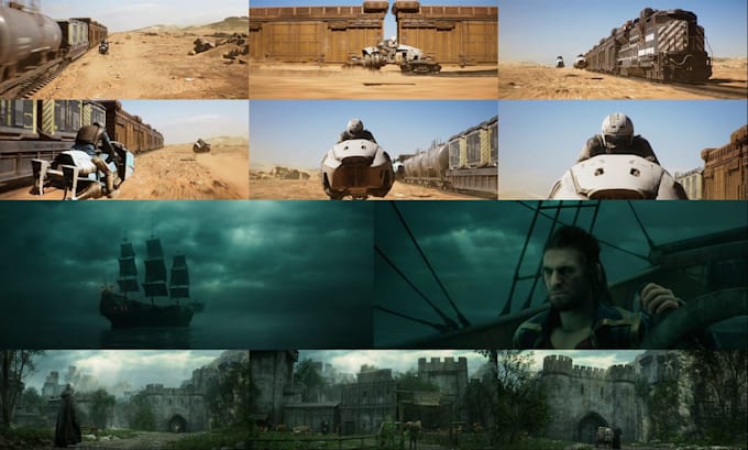 render 3d video, cinematic, vfx compositing