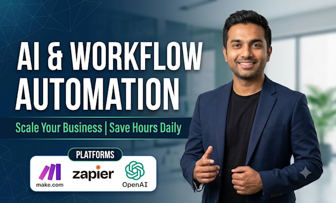design custom ai workflow automation with make and open ai