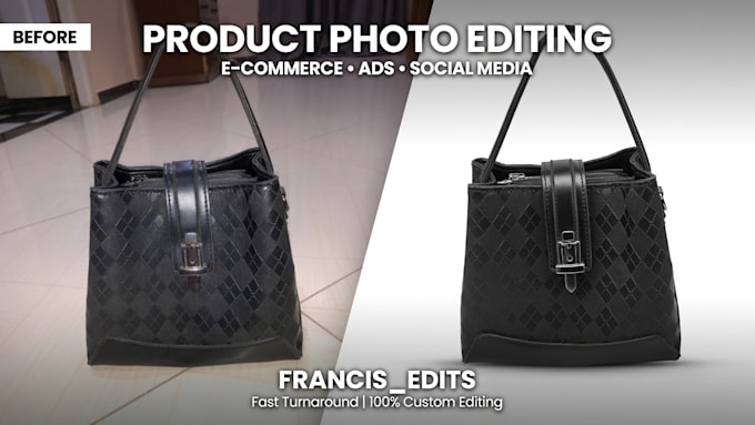 do product photo editing for amazon, shopify