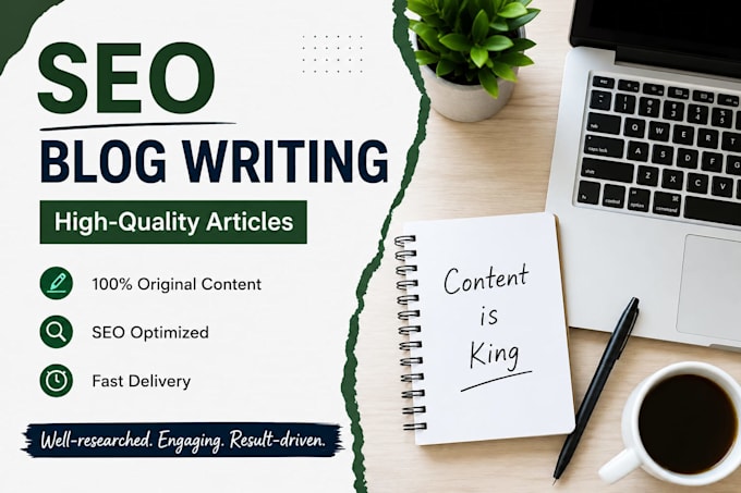 write SEO blog posts and articles