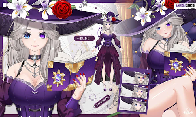 design 3d vtuber avatar model furry vrchat avatar, nsfw vtuber model vrml fbx