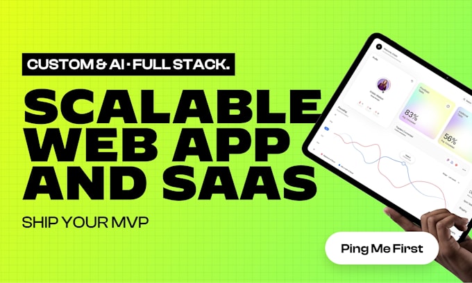 develop custom software, web app, saas platform, or ai saas development