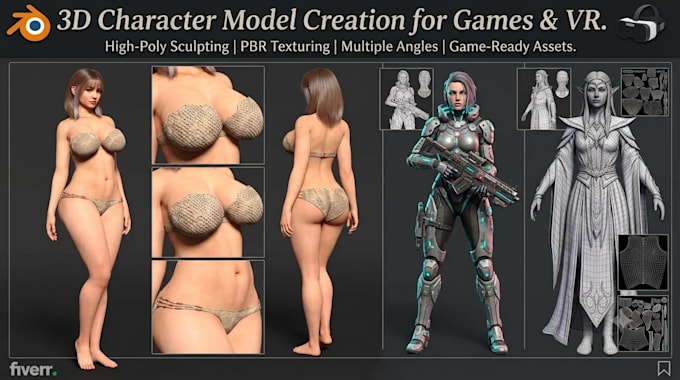 create custom nsfw avatar, VR avatar and animations