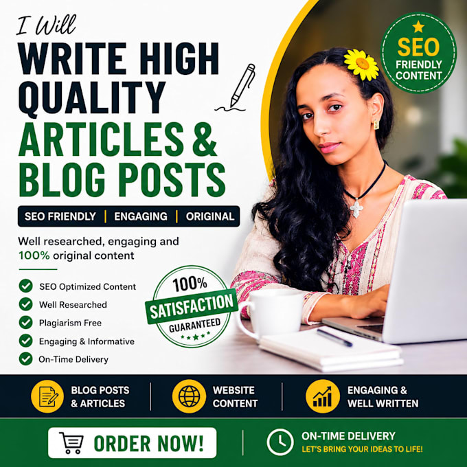 write SEO blog posts and website content that ranks on google