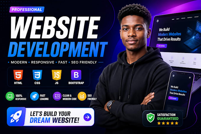 build front end responsive websites