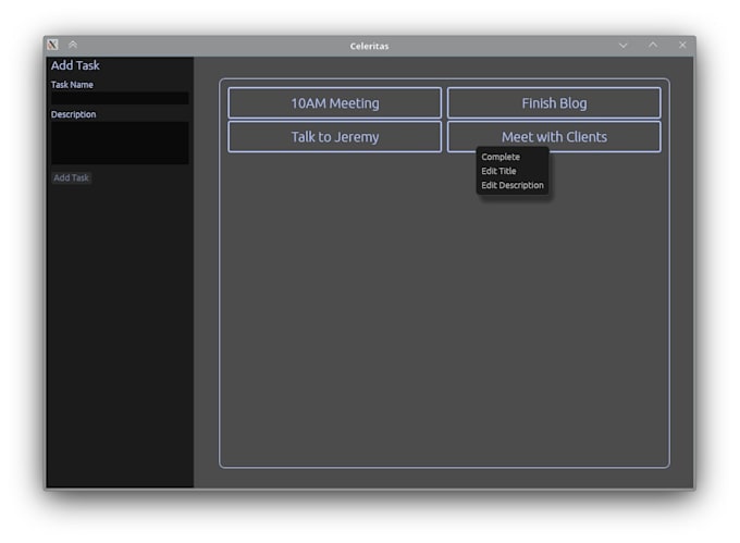 develop a desktop app
