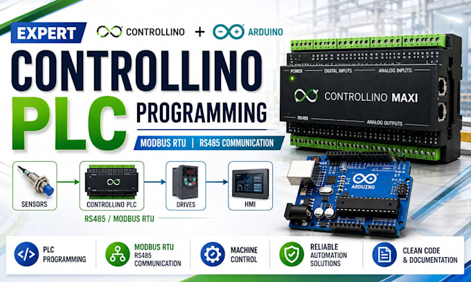 program controllino plc and modbus rtu