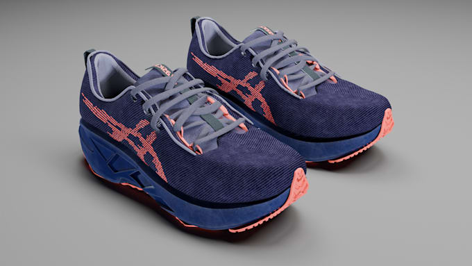 do 3d footwear concept development shoe design and 3d modeling