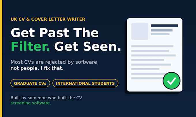 write your UK CV and cover letter to get more interviews